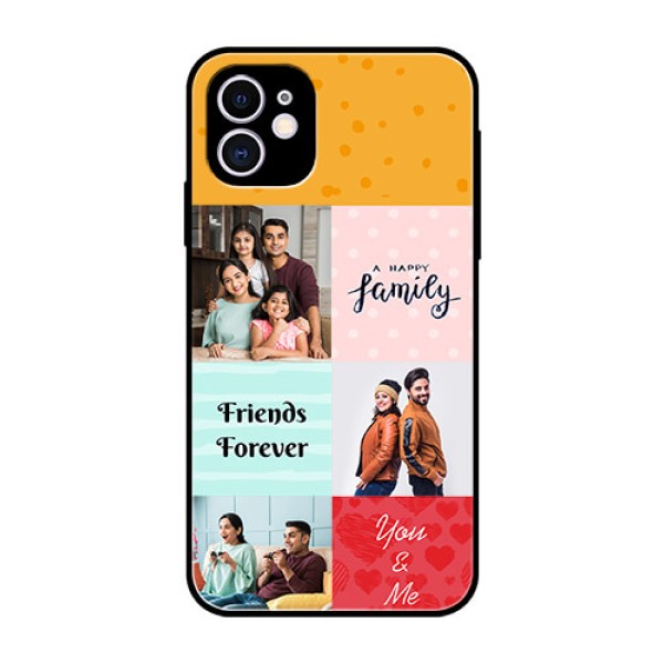 Apple iPhone 11 Personalized Glass Phone Case - Images with Quotes Design Apple iPhone 11 Personalized Glass Phone Case - Images with Quotes Design