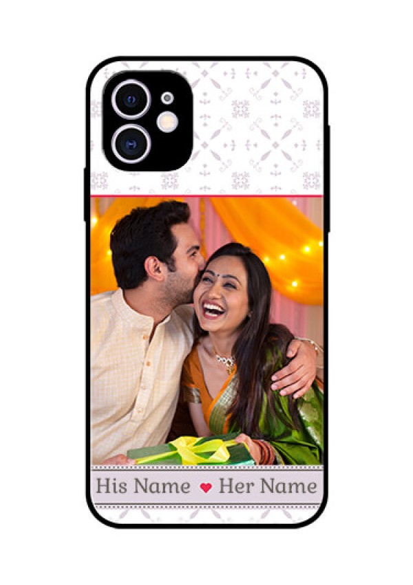 Apple iPhone 11 Custom Glass Mobile Case  - with Photo and Ethnic Design