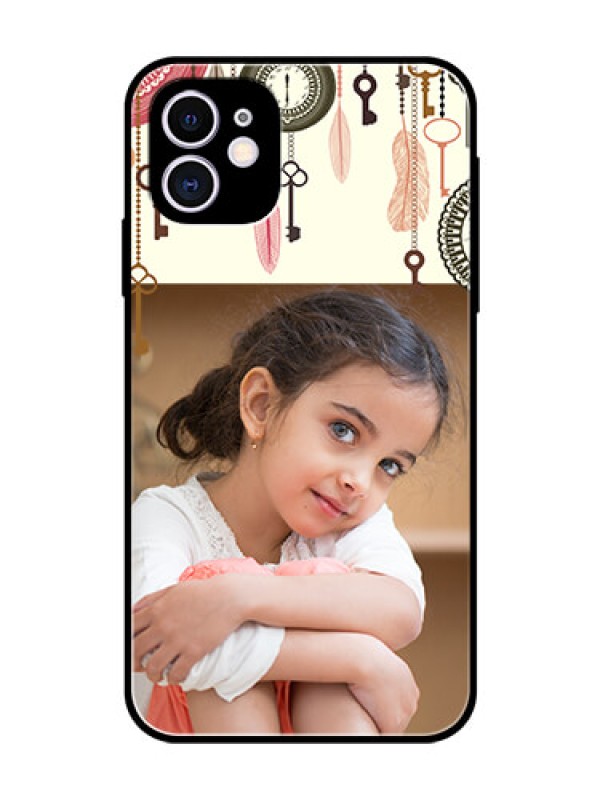 Custom Apple iPhone 11 Custom Glass Mobile Case  - Boho Style Design