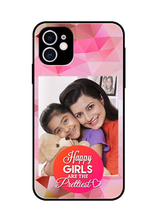 Apple iPhone 11 Photo Printing on Glass Case  - Abstract Triangle Design