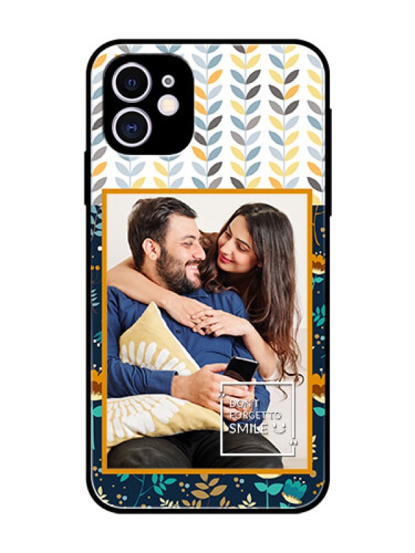 Custom Apple iPhone 11 Custom Glass Mobile Case  - Pattern Design
