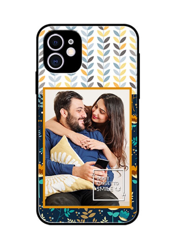 Apple iPhone 11 Custom Glass Mobile Case  - Pattern Design