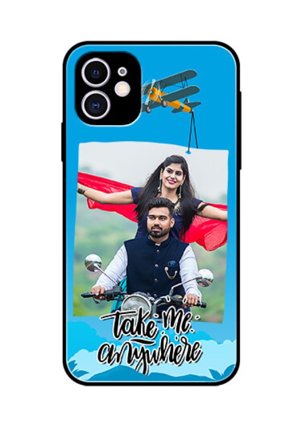 Apple iPhone 11 Custom Glass Mobile Case  - Traveller Design 