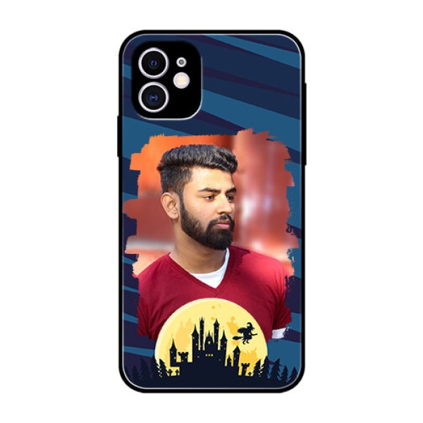Apple iPhone 11 Photo Printing on Glass Case - Halloween Witch Design Apple iPhone 11 Photo Printing on Glass Case - Halloween Witch Design