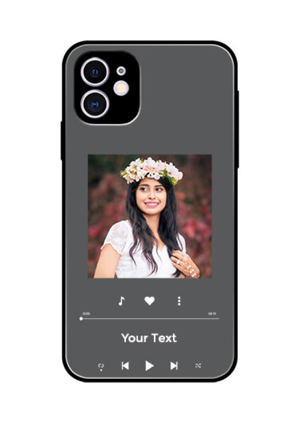 iPhone 11 Custom Glass Mobile Case - Play The Music Design