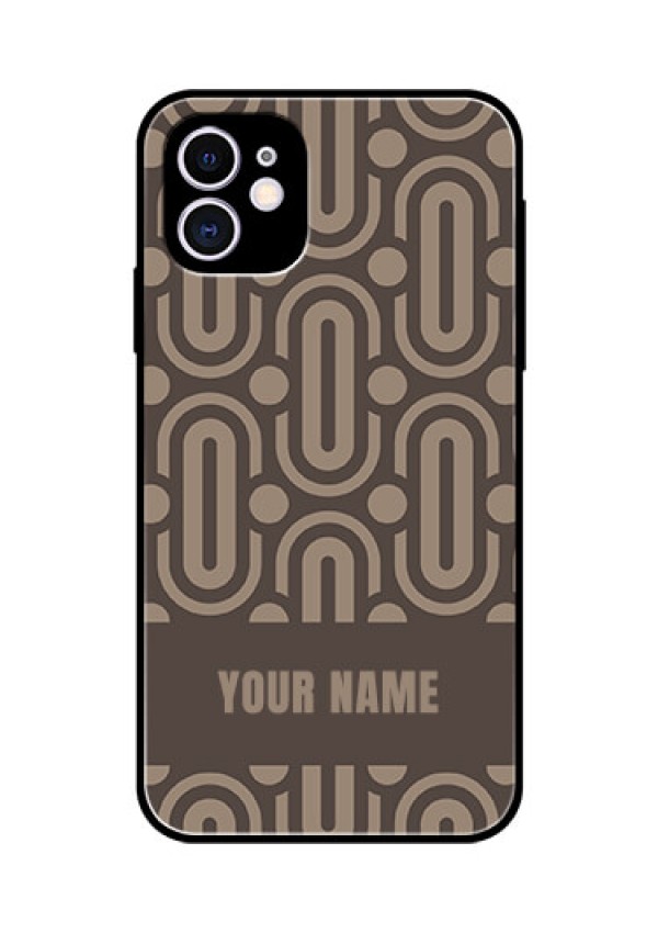 iPhone 11 Custom Glass Phone Case - Captivating Zero Pattern Design