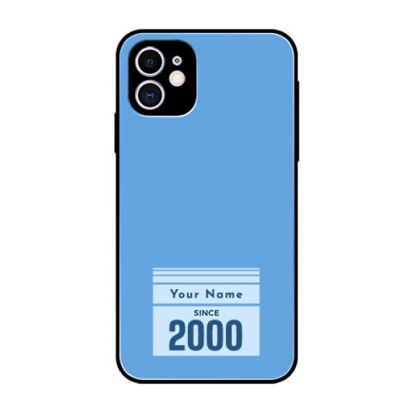 iPhone 11 Custom Glass Mobile Case - Custom Year of birth Design iPhone 11 Custom Glass Mobile Case - Custom Year of birth Design