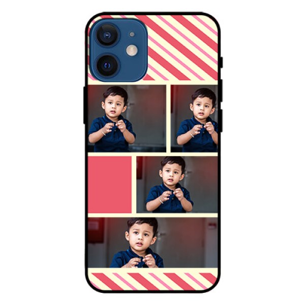 Iphone 12 Mini Personalized Glass Phone Case  - Picture Upload Mobile Case Design