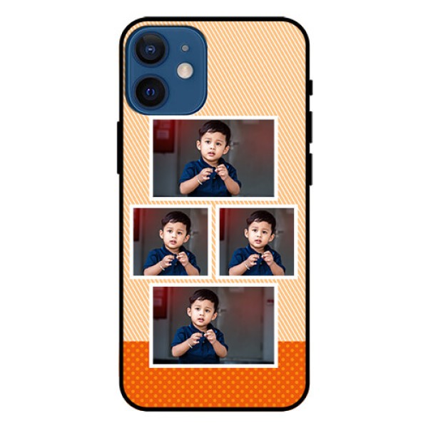 Iphone 12 Mini Photo Printing on Glass Case - Bulk Photos Upload Design Iphone 12 Mini Photo Printing on Glass Case - Bulk Photos Upload Design
