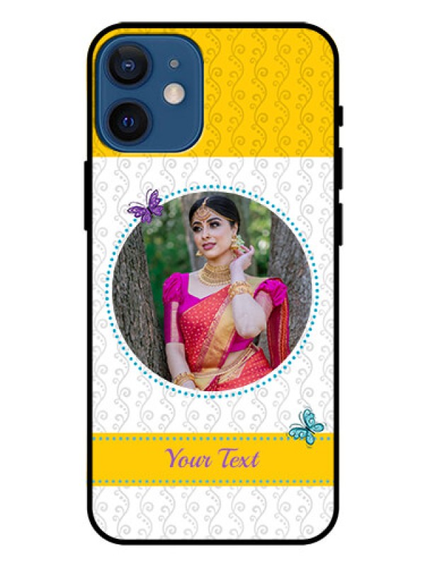 Custom Iphone 12 Mini Custom Glass Mobile Case  - Girls Premium Case Design