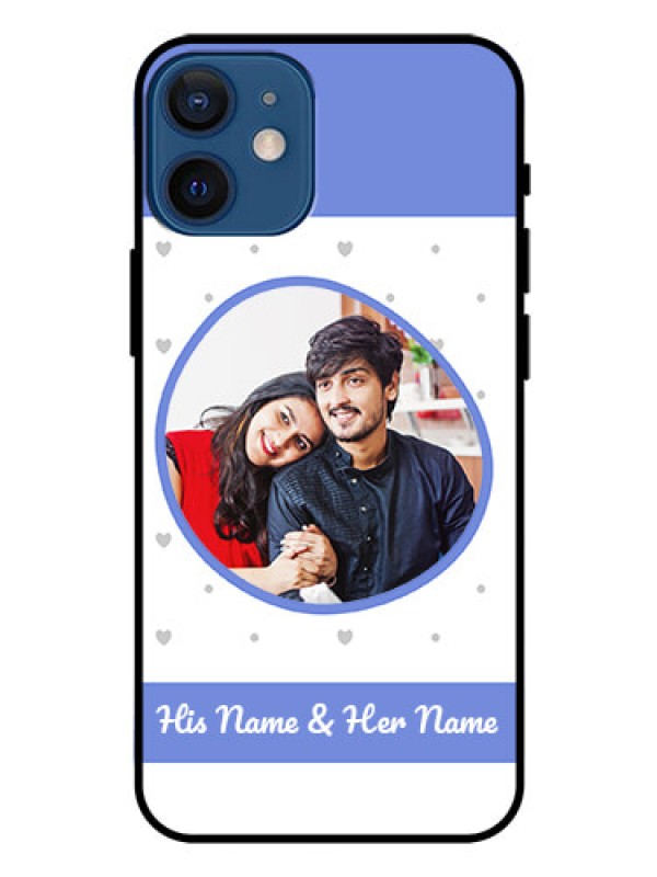 Custom Iphone 12 Mini Photo Printing on Glass Case  - Premium Case Design