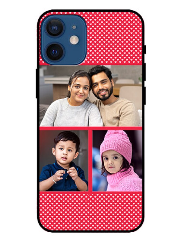 Custom Iphone 12 Mini Personalized Glass Phone Case  - Bulk Pic Upload Design