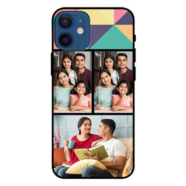 Iphone 12 Mini Custom Glass Phone Case - Bulk Pic Upload Design Iphone 12 Mini Custom Glass Phone Case - Bulk Pic Upload Design