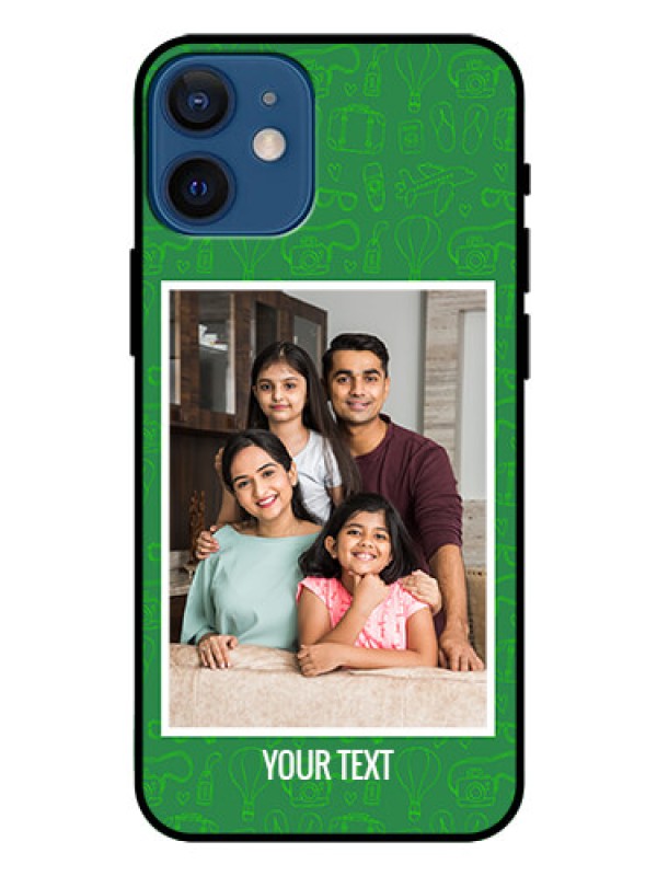 Custom Iphone 12 Mini Personalized Glass Phone Case  - Picture Upload Design