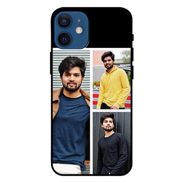 Iphone 12 Mini Photo Printing on Glass Case - Upload Multiple Picture Design Iphone 12 Mini Photo Printing on Glass Case - Upload Multiple Picture Design