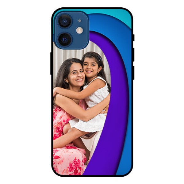 Iphone 12 Mini Photo Printing on Glass Case  - Simple Pattern Design