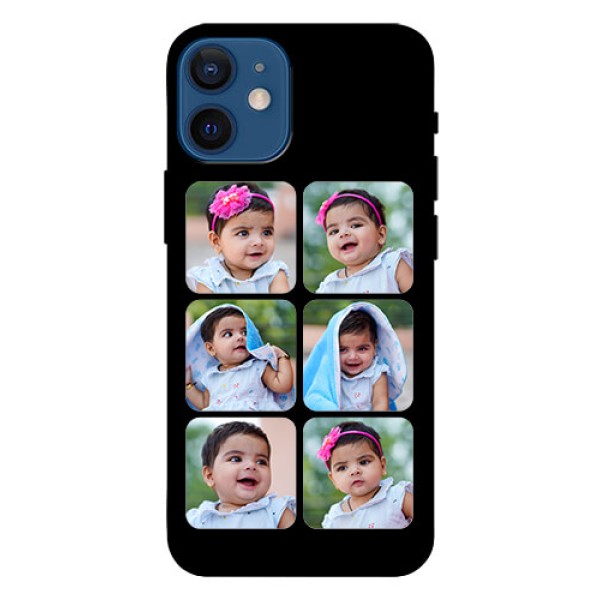 Iphone 12 Mini Photo Printing on Glass Case - Multiple Pictures Design Iphone 12 Mini Photo Printing on Glass Case - Multiple Pictures Design