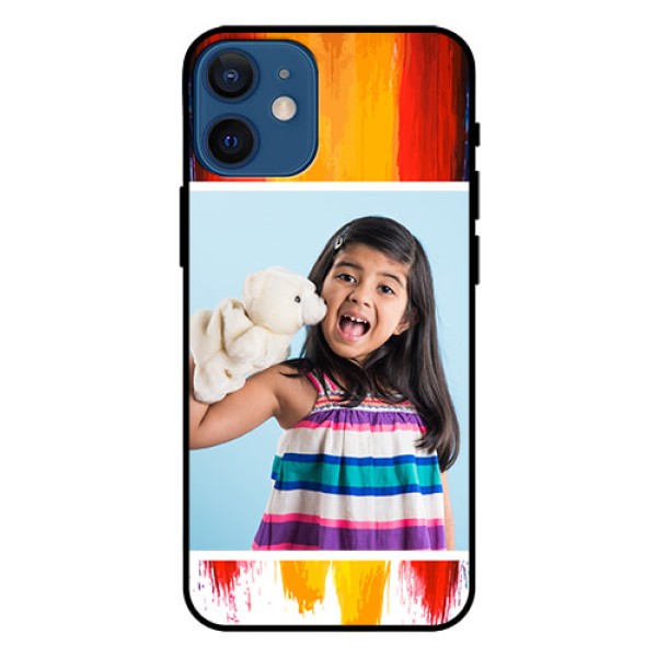 Iphone 12 Mini Personalized Glass Phone Case - Multi Color Design Iphone 12 Mini Personalized Glass Phone Case - Multi Color Design