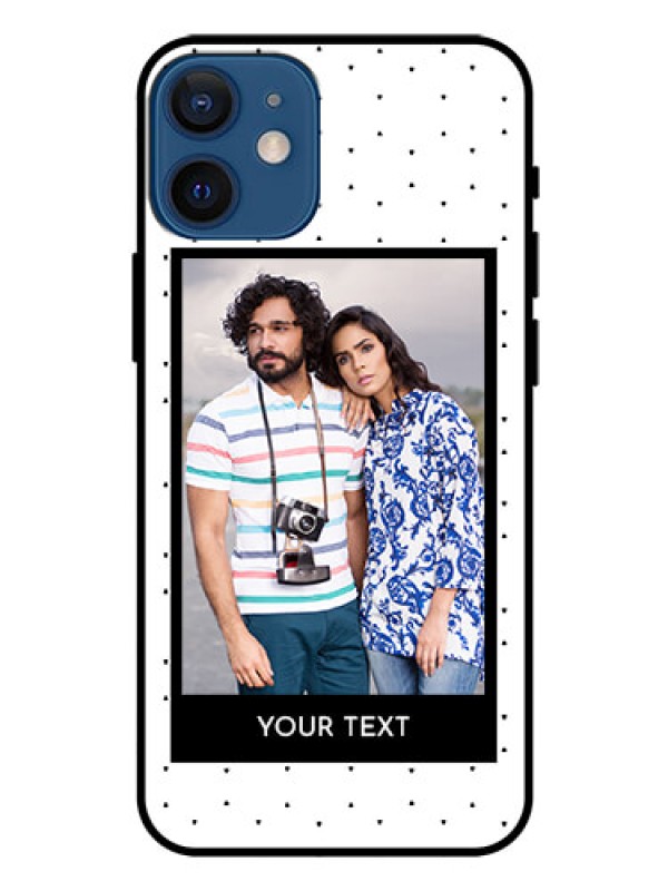 Custom Iphone 12 Mini Photo Printing on Glass Case  - Premium Design
