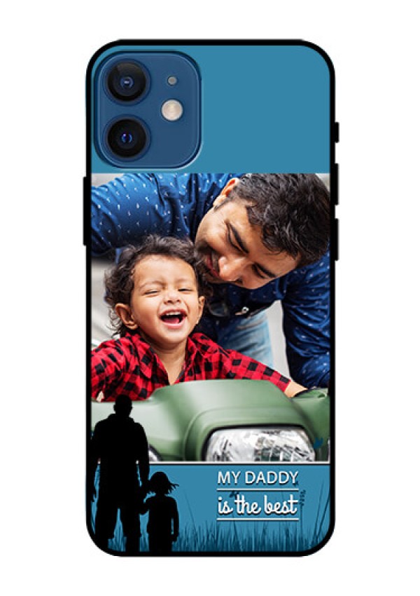 Iphone 12 Mini Custom Glass Mobile Case  - Best dad design 
