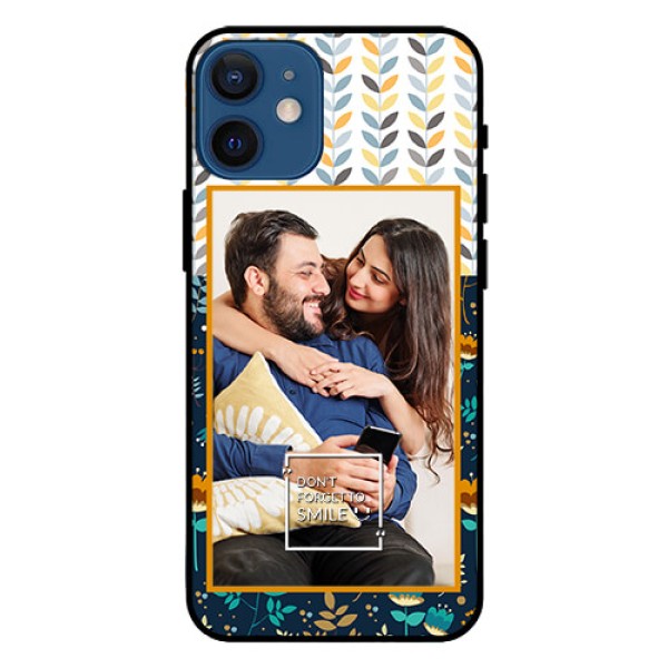 Iphone 12 Mini Custom Glass Mobile Case - Pattern Design Iphone 12 Mini Custom Glass Mobile Case - Pattern Design