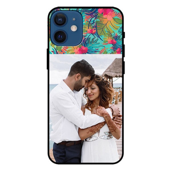 Iphone 12 Mini Photo Printing on Glass Case - Watercolor Floral Design Iphone 12 Mini Photo Printing on Glass Case - Watercolor Floral Design
