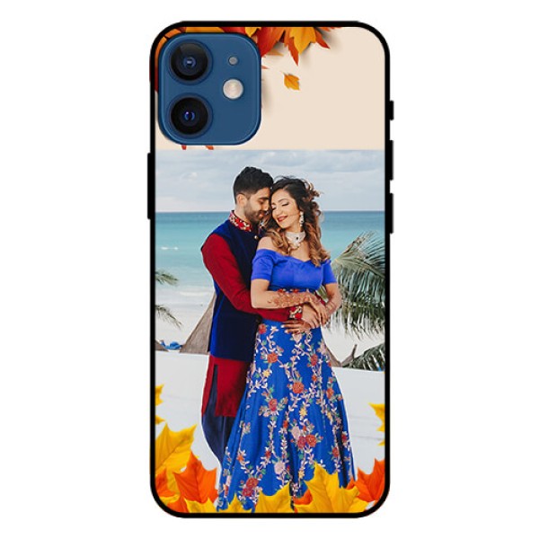Iphone 12 Mini Photo Printing on Glass Case - Autumn Maple Leaves Design Iphone 12 Mini Photo Printing on Glass Case - Autumn Maple Leaves Design