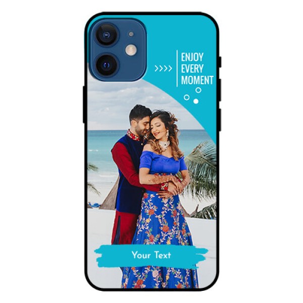 Iphone 12 Mini Custom Glass Mobile Case  - Happy Moment Design