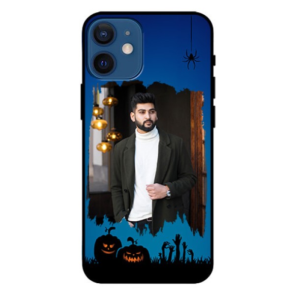 Iphone 12 Mini Photo Printing on Glass Case - with pro Halloween design Iphone 12 Mini Photo Printing on Glass Case - with pro Halloween design