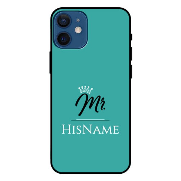 Iphone 12 Mini Custom Glass Phone Case Mr with Name Iphone 12 Mini Custom Glass Phone Case Mr with Name