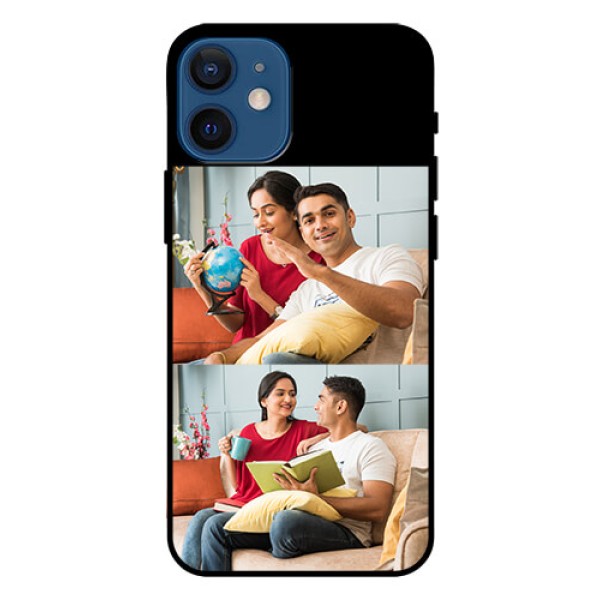 Iphone 12 Mini 2 Images on Glass Phone Cover Iphone 12 Mini 2 Images on Glass Phone Cover