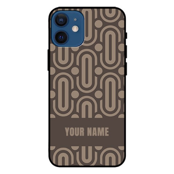iPhone 12 Mini Custom Glass Phone Case - Captivating Zero Pattern Design iPhone 12 Mini Custom Glass Phone Case - Captivating Zero Pattern Design