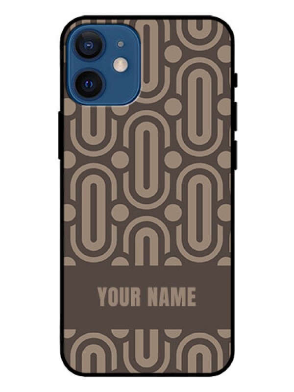 Custom iPhone 12 Mini Custom Glass Phone Case - Captivating Zero Pattern Design