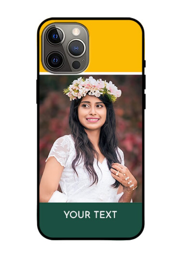 Iphone 12 Pro Max Photo Printing on Glass Case  - Love You Design