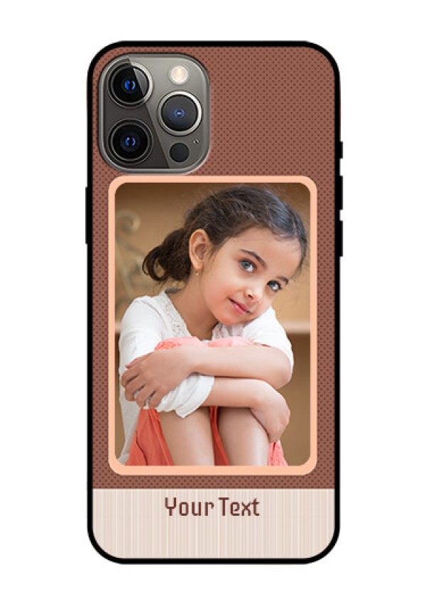 Iphone 12 Pro Max Custom Glass Phone Case  - Simple Pic Upload Design