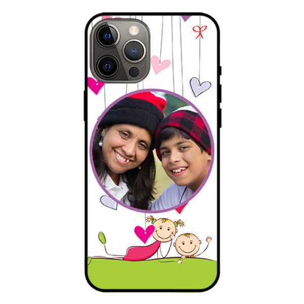 Iphone 12 Pro Max Photo Printing on Glass Case  - Cute Kids Phone Case Design