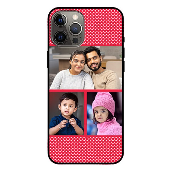 Iphone 12 Pro Max Personalized Glass Phone Case  - Bulk Pic Upload Design