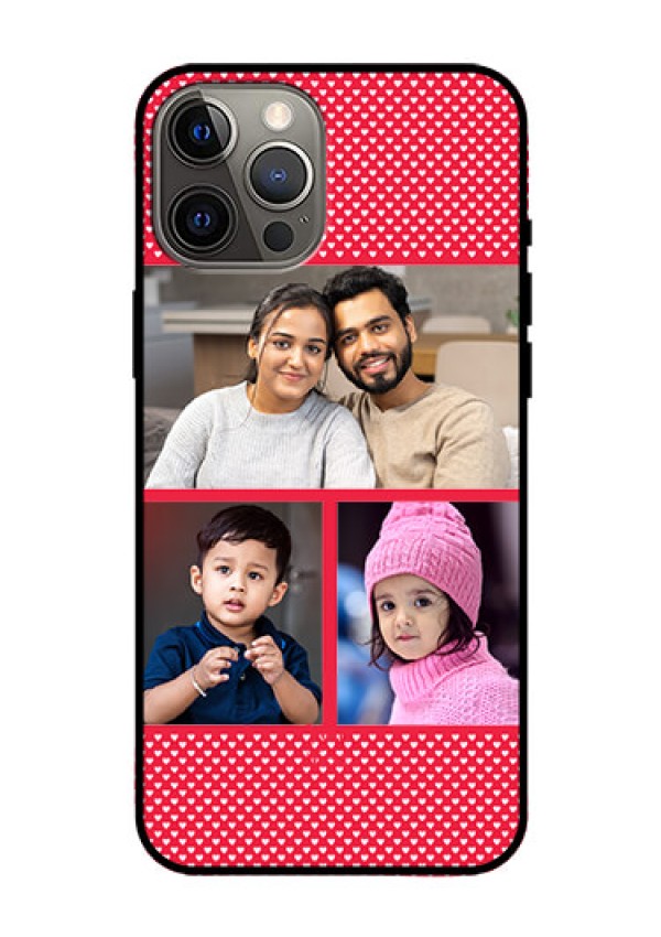 Iphone 12 Pro Max Personalized Glass Phone Case  - Bulk Pic Upload Design