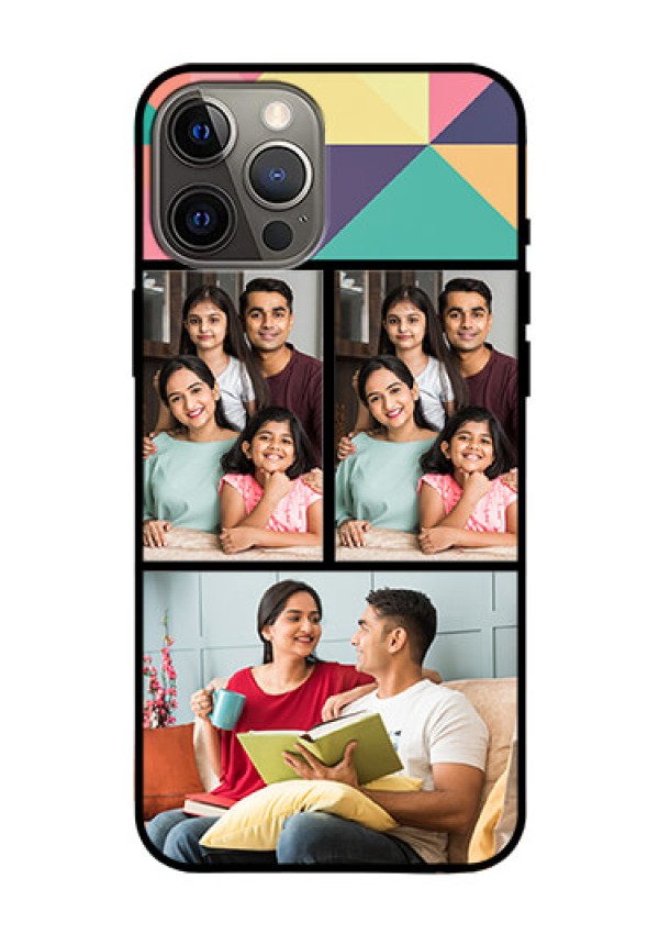 Iphone 12 Pro Max Custom Glass Phone Case  - Bulk Pic Upload Design