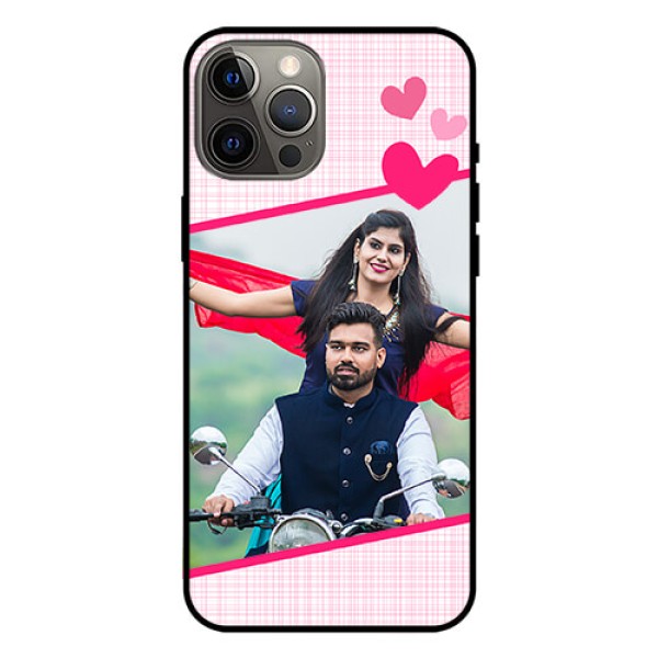 Iphone 12 Pro Max Custom Glass Phone Case - Love Shape Heart Design Iphone 12 Pro Max Custom Glass Phone Case - Love Shape Heart Design