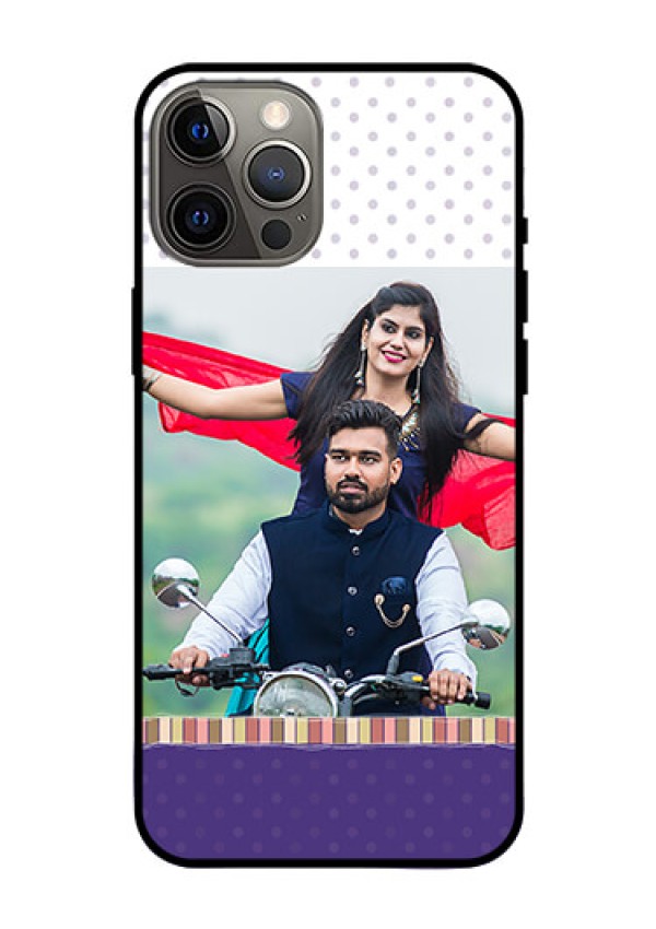 Iphone 12 Pro Max Photo Printing on Glass Case  - Cute Family Design