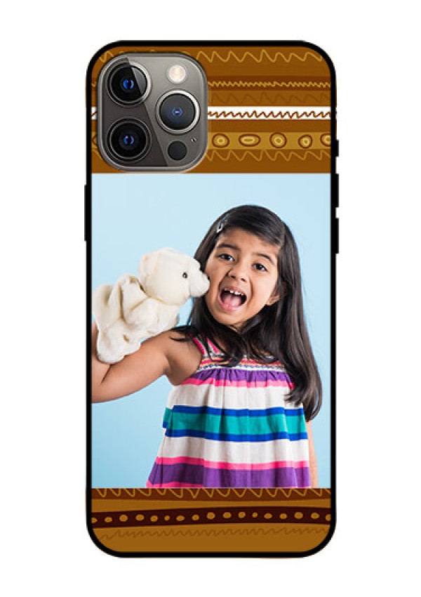 Iphone 12 Pro Max Custom Glass Phone Case  - Friends Picture Upload Design 