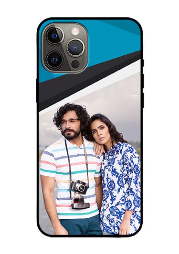 Iphone 12 Pro Max Photo Printing on Glass Case  - Simple Pattern Photo Upload Design