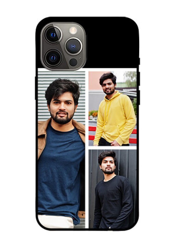 Iphone 12 Pro Max Photo Printing on Glass Case  - Upload Multiple Picture Design