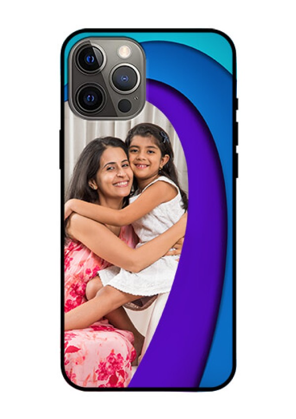 Iphone 12 Pro Max Photo Printing on Glass Case  - Simple Pattern Design