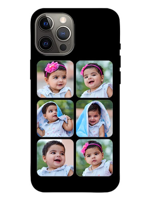 Custom Iphone 12 Pro Max Photo Printing on Glass Case  - Multiple Pictures Design