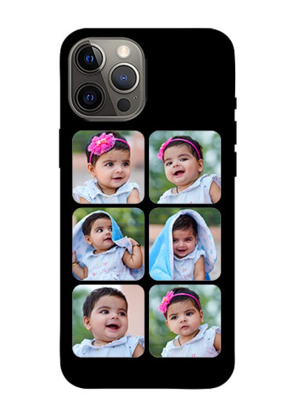 Iphone 12 Pro Max Photo Printing on Glass Case  - Multiple Pictures Design