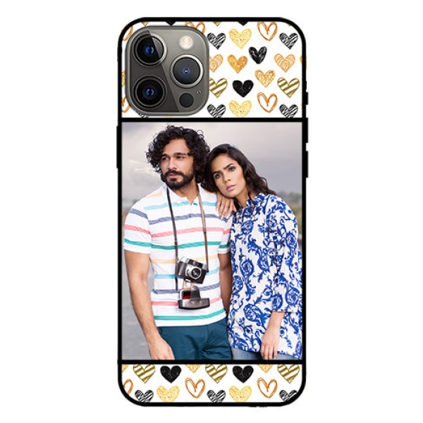 Iphone 12 Pro Max Photo Printing on Glass Case - Love Symbol Design Iphone 12 Pro Max Photo Printing on Glass Case - Love Symbol Design
