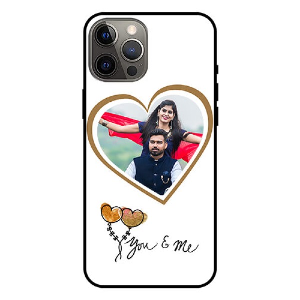 Iphone 12 Pro Max Custom Glass Mobile Case - You & Me Design Iphone 12 Pro Max Custom Glass Mobile Case - You & Me Design