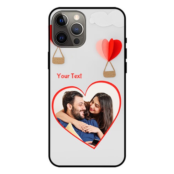 Iphone 12 Pro Max Custom Glass Mobile Case  - Parachute Love Design